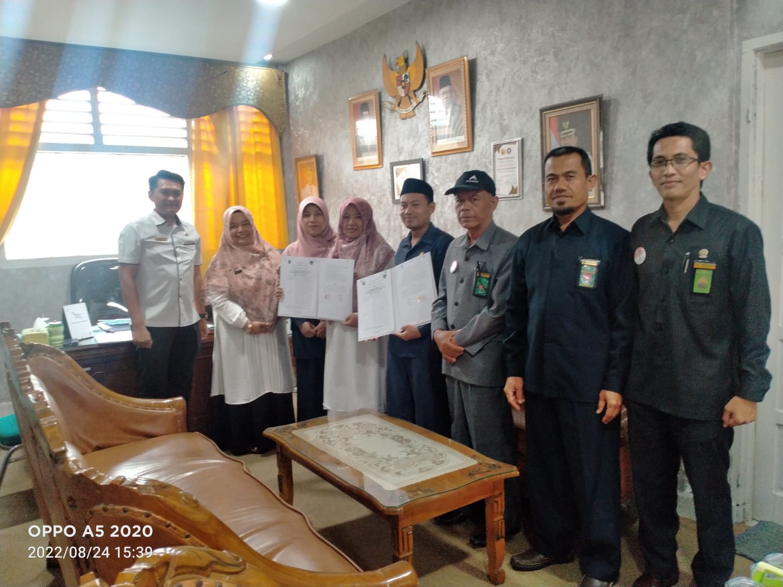 penandatanganan pks dinkes papa 1