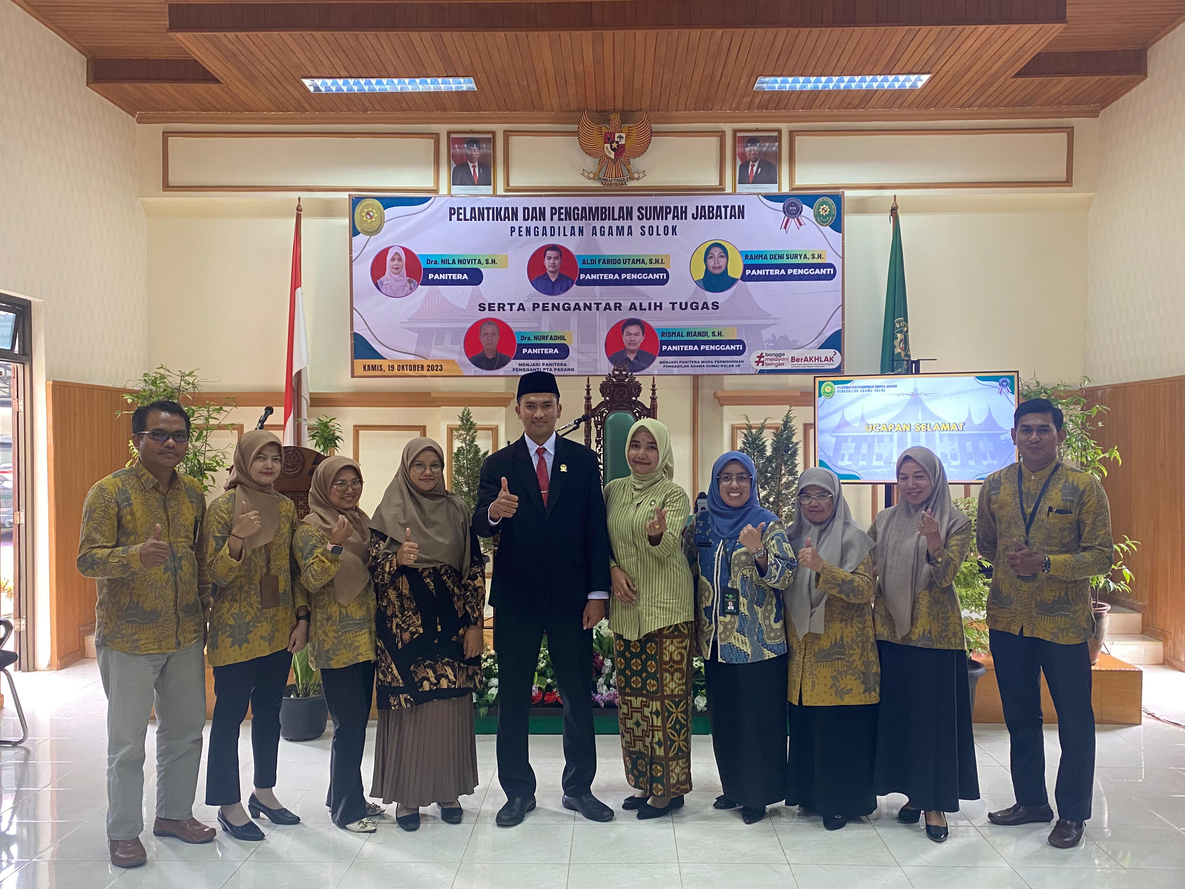 pelantikan pp pa solok 19okt 1
