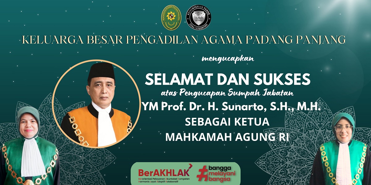 SELAMAT ATAS PELANTIKAN KMA